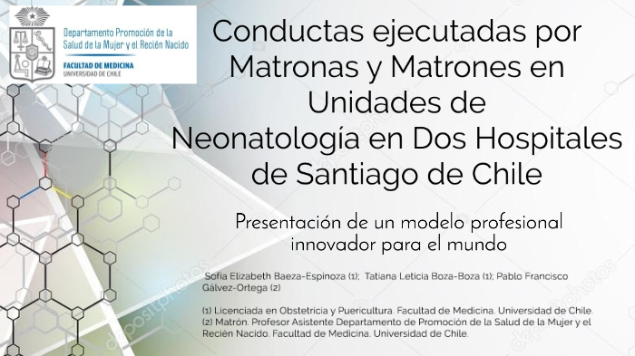 Conductas ejecutadas por Matronas y Matrones en Unidades de ...