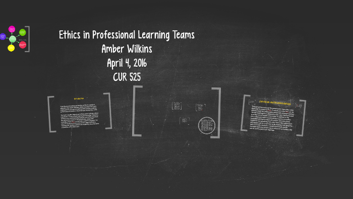 Ethics in Professional Learning Teams by Amber Wilkins on Prezi