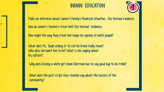 👍 Indian education sherman alexie answers. Indian