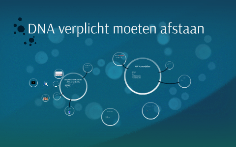 DNA verplicht moeten afstaan by jarno van Geffen on Prezi