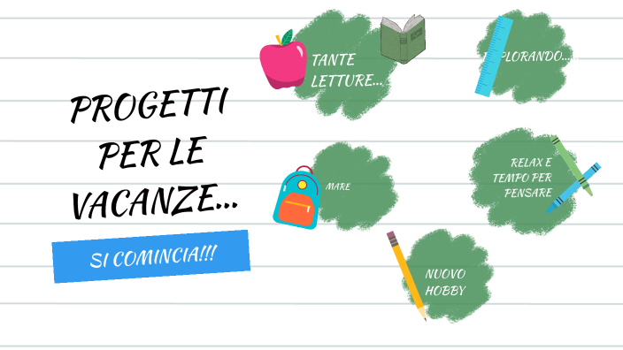 PROGETTI PER LE VACANZE By Carla Croce On Prezi