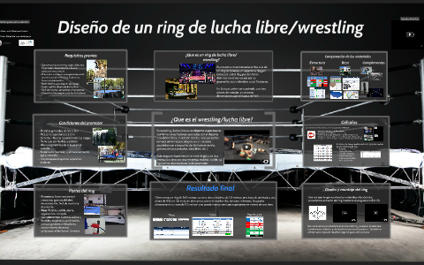 gráfico de ring de lucha libre