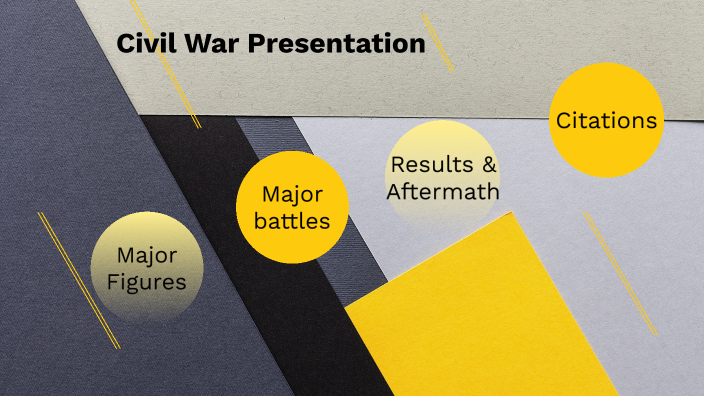 Civil war project by Michael Khavin on Prezi