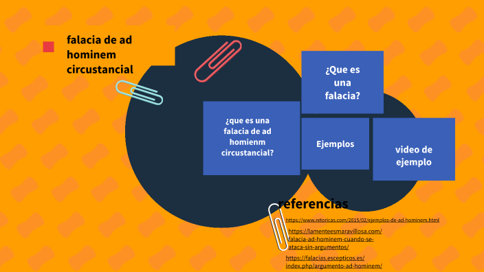 Ejemplo De Falacia Ad Hominem Circunstancial