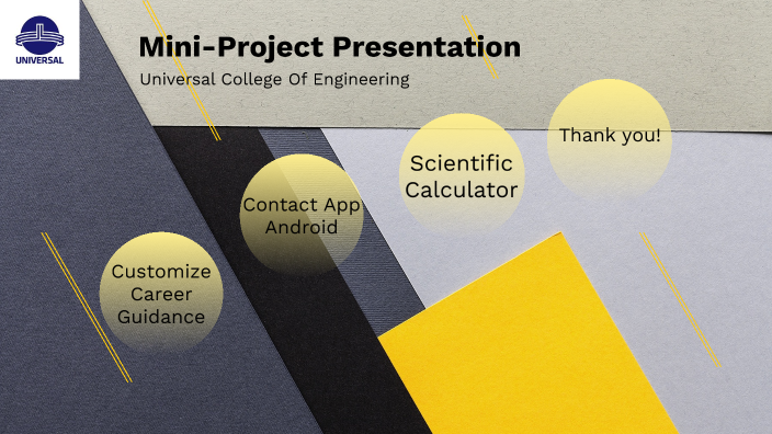 mini project presentation slideshare