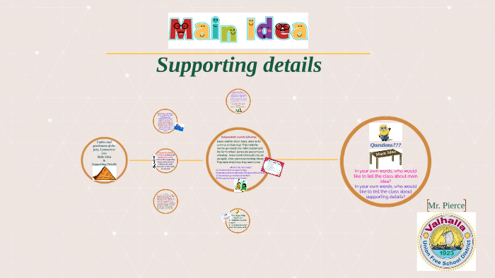 Main idea and supporting details by Mr. Pierce on Prezi