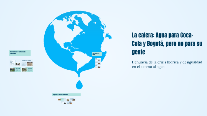 La calera: Agua para Coca-Cola y Bogotá, pero no para su gente by