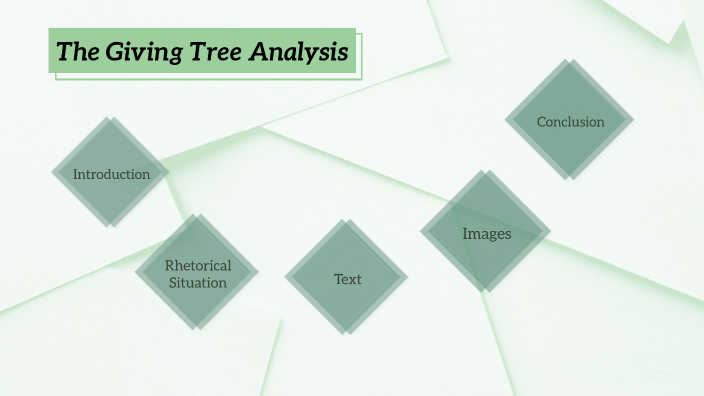 the giving tree analysis essay
