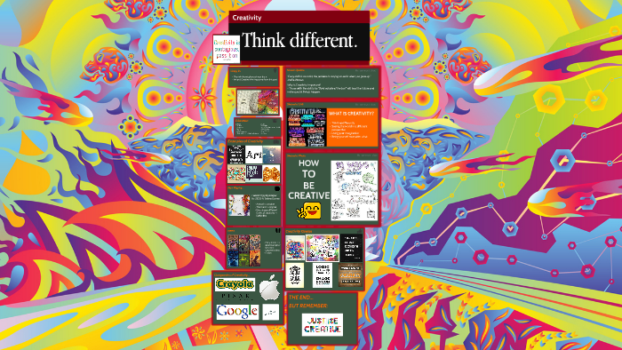 My random presentation on Creativity by Kimberley Clarkson on Prezi