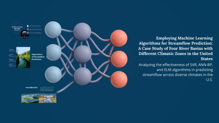 Employing Machine Learning Algorithms for Streamflow Prediction: A Case ...