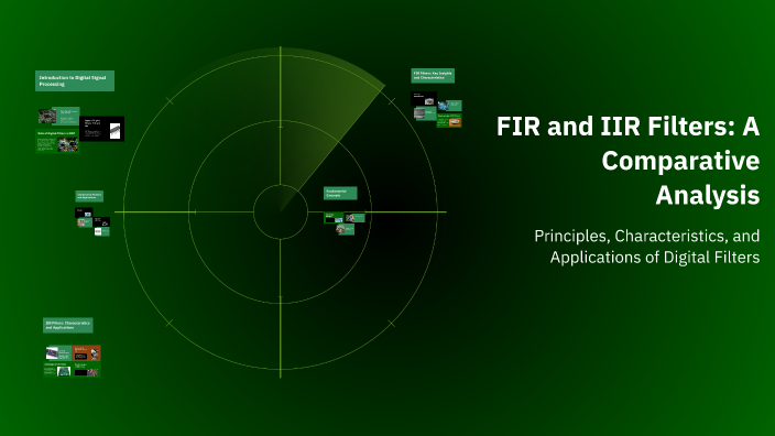 FIR and IIR Filters: A Comparative Analysis by Husam Khalifa on Prezi