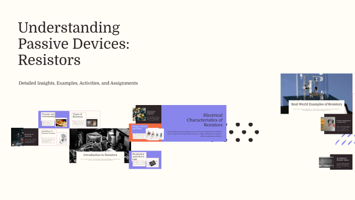 Understanding Passive Devices: Resistors by Vidz Geronimo on Prezi