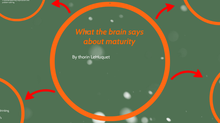 What The Brain Says About Maturity