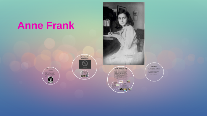 Who was Anne Frank ? by Arielle Harris on Prezi