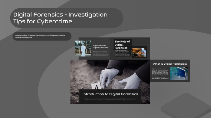 Digital Forensics - Investigation Tips for Cybercrime by kent orchard ...