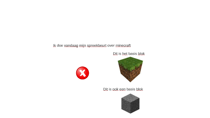 Minecraft spreekbeurt by Anne Marieke Knol