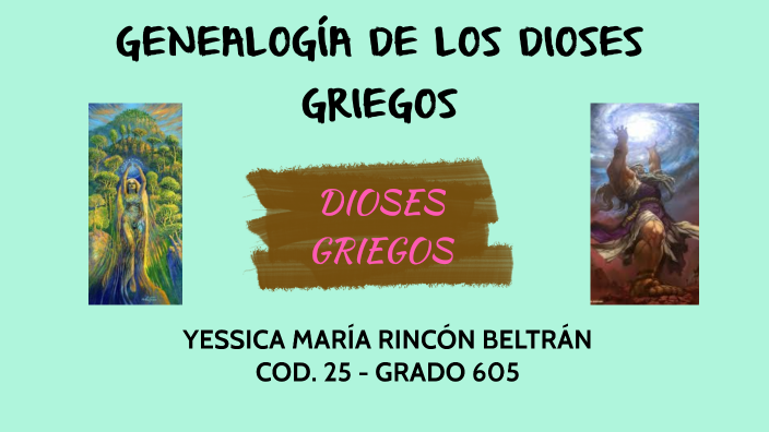 Árbol Genealógico Dioses Griegos by ANDREA BELTRAN on Prezi