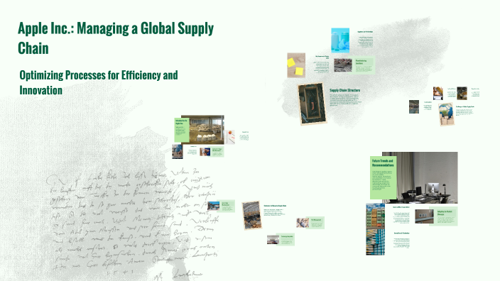 Apple Inc.: Managing a Global Supply Chain by Rohit raj on Prezi