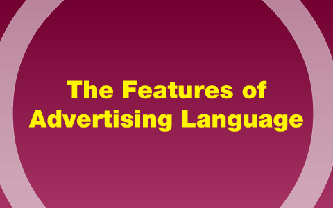 Language of Advertising