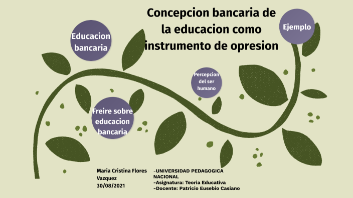 Concepcion bancaria de la educacion by Cristy Vazquez on Prezi