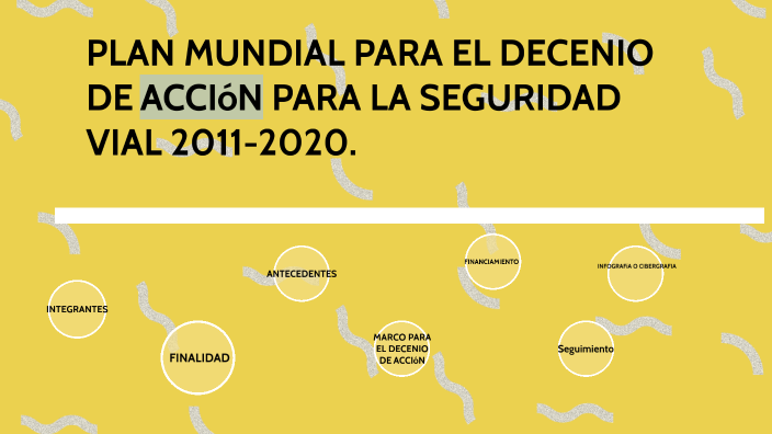 PLAN MUNDIAL PARA EL DECENIO DE ACCIÓN PARA LA SEGURIDAD VIAL 2011-2020 ...