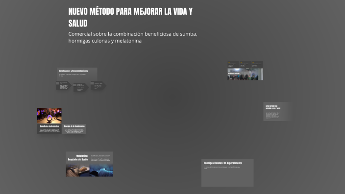 NUEVO MÉTODO PARA MEJORAR LA VIDA Y SALUD by Juan Acosta on Prezi