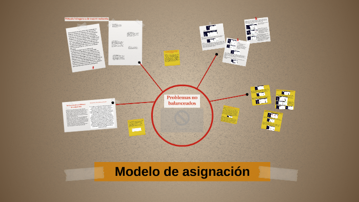 Modelo de asignación by Estefania Arredondo