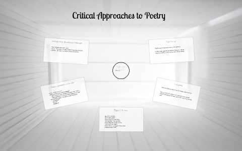 critical thinking in poetry