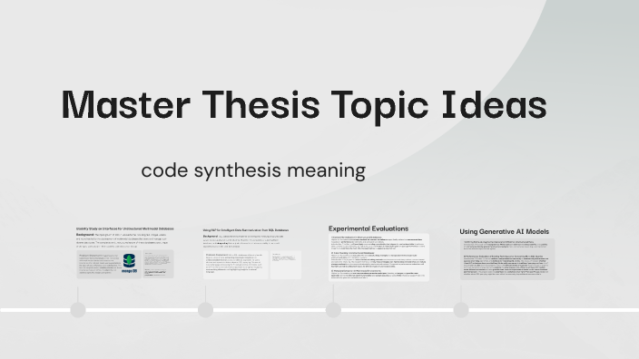 education master's thesis topics