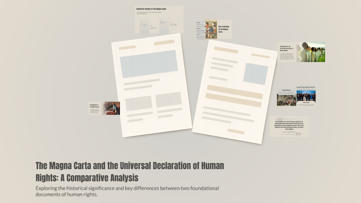 The Magna Carta and the Universal Declaration of Human Rights: A ...