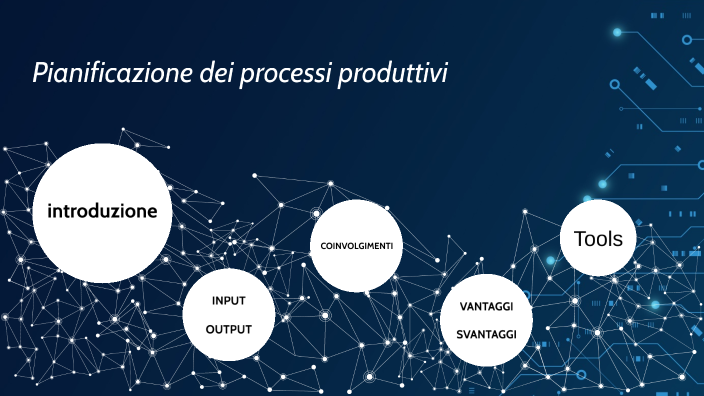 Pianificazione dei processi produttivi by Davide Ponti on Prezi