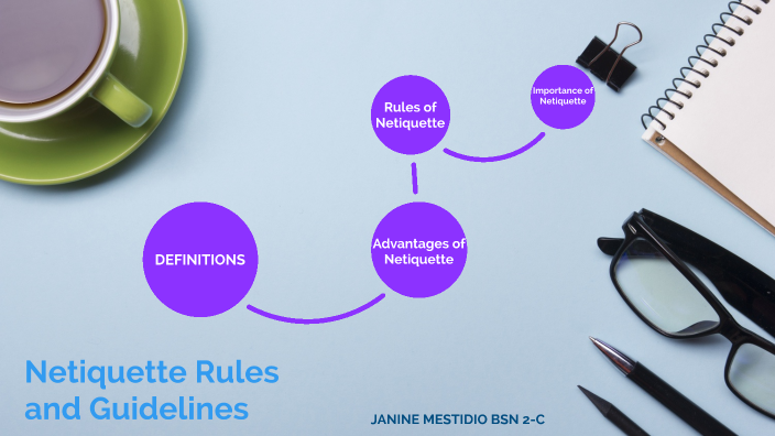 Netiquette Flowchart Netiquette Rules and Guidelines by Janine Mestidio on Prezi