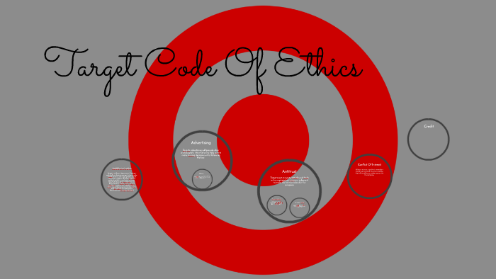 target employee code of ethics