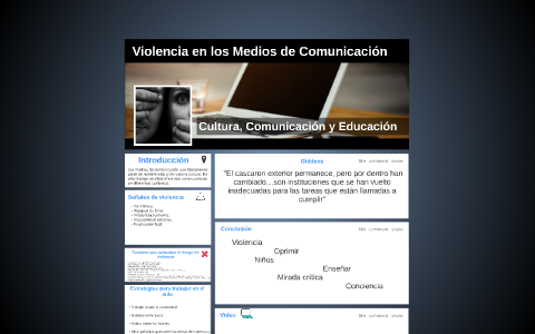 Violencia En Los Medios De Comunicación By Melany Fritz