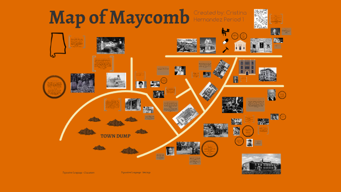 Map Of Maycomb To Kill A Mockingbird