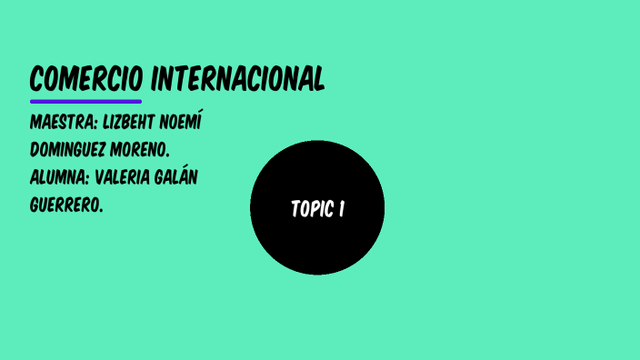 Comercio Internacional by Maria Fernanda on Prezi