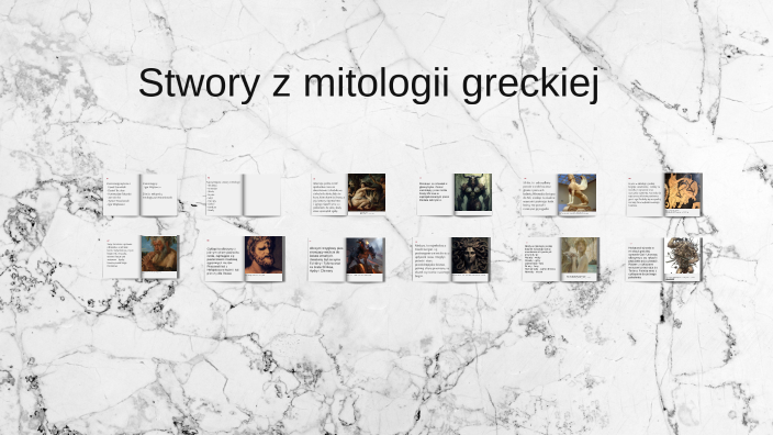 Związki Frazeologiczne Z Mitologii Greckiej Stwory z mitologii greckiej by Daniel Truchan on Prezi