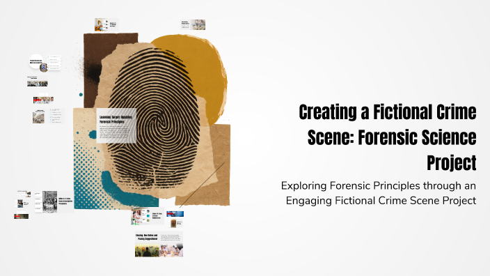 Creating a Fictional Crime Scene: Forensic Science Project by Caleb on ...