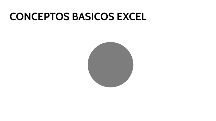 CONCEPTOS BASICOS EXCEL by Valeria Fernandez on Prezi