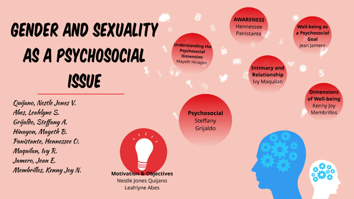 analytical essay about gender and sexuality as a psychosocial issue