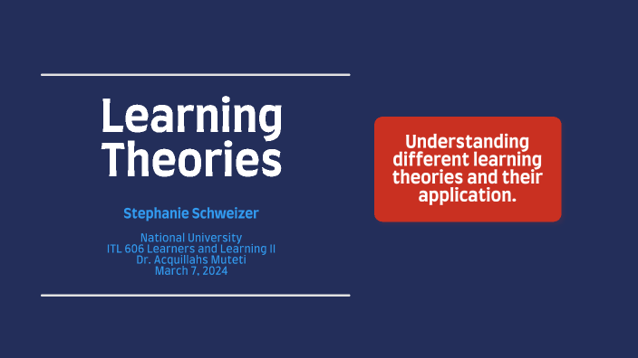 Learning Theories by Earle Schweizer on Prezi