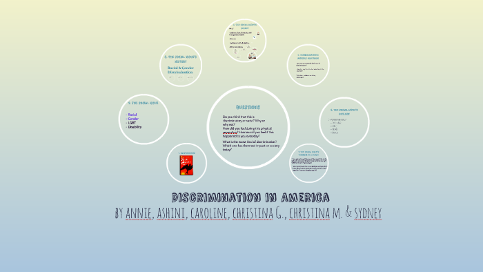 Discrimination by Discrimination Project on Prezi
