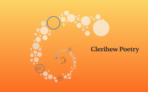 Clerihew Poetry by Jamie Henderson on Prezi