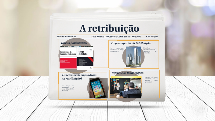 A retribuição em Direito do Trabalho by Sofia Mendes on Prezi