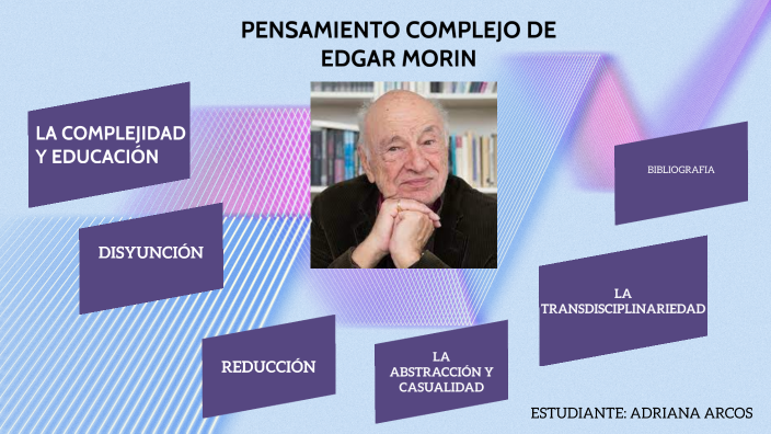 PENSAMIENTO COMPLEJO DE EDGAR MORIN by ADRIANA ARCOS