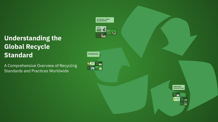 Understanding the Global Recycle Standard by Ahmed Abdelrady on Prezi