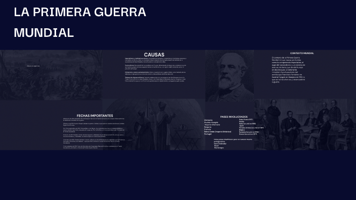 LA PRIMERA GUERRA MUNDIAL by Isabella Pagliacci Laino on Prezi