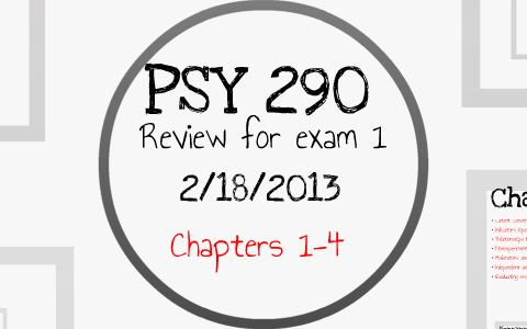 PSY 290 Test 1 Review By Holly Santimaw