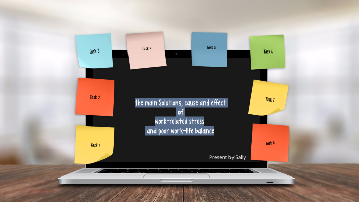 Identify the main causes and effects of work-related stress and poor ...