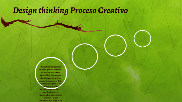 Design thinking Proceso Creativo by Jazmin Santos on Prezi